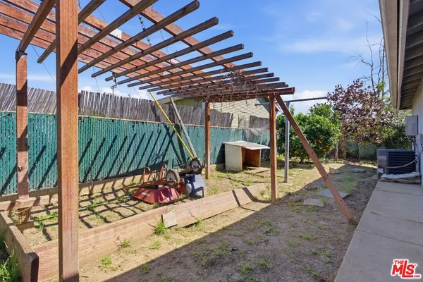 a view of outdoor space with seating area