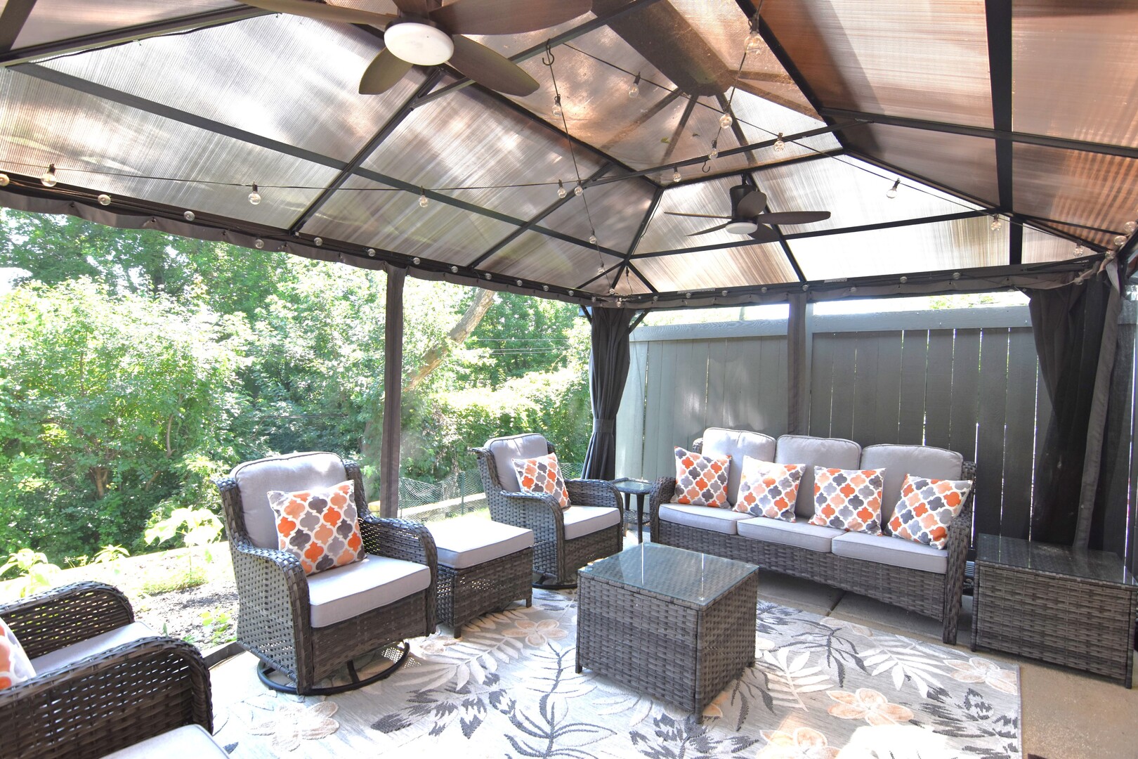 8301 High Point Circle, Unit C Darien, IL 60561 - Photo 33 of 35 a outdoor living space with furniture and a couch