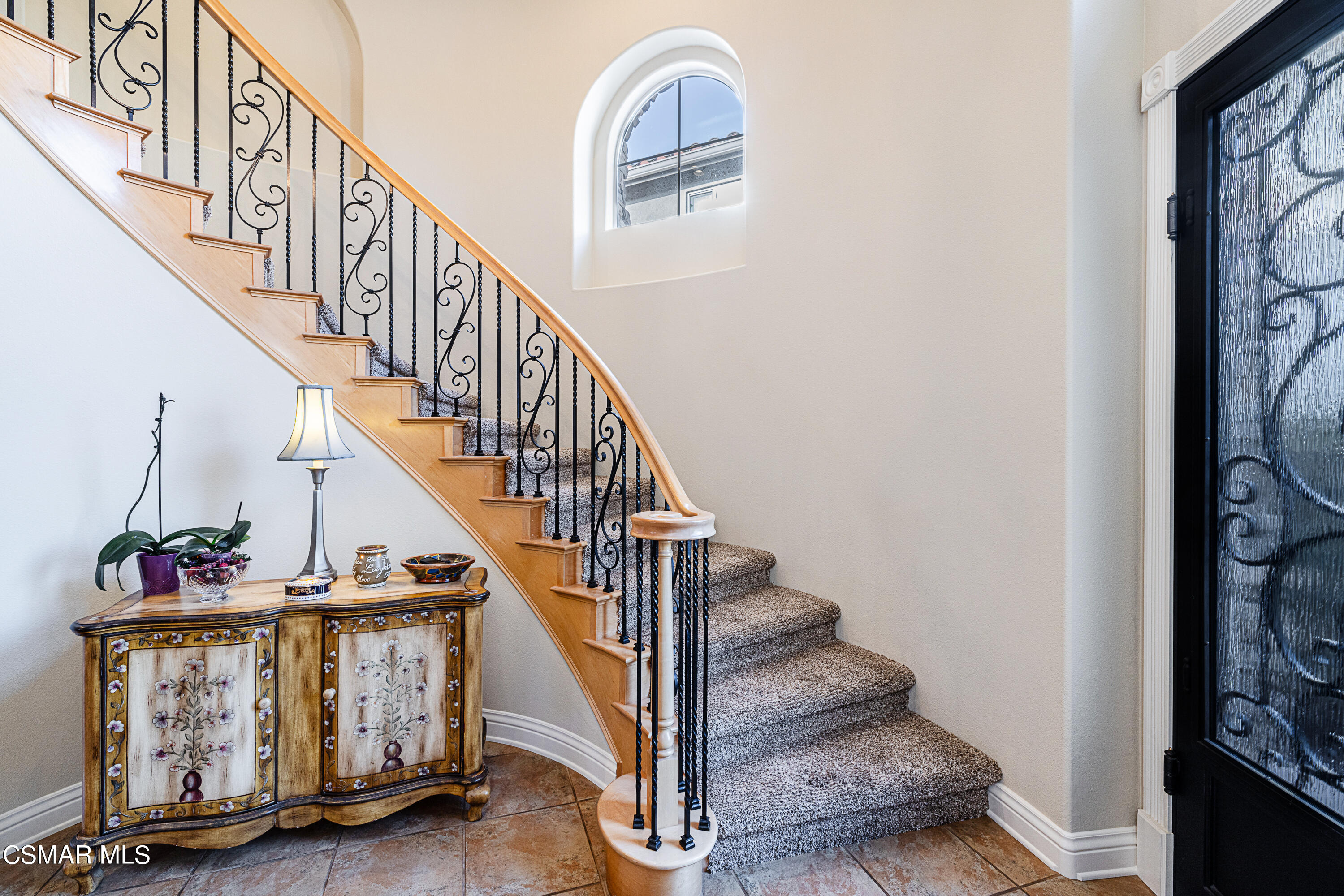 659 Corte Estrella Camarillo, CA 93010 - Photo 15 of 36 a view of entryway with wooden floor and stairs