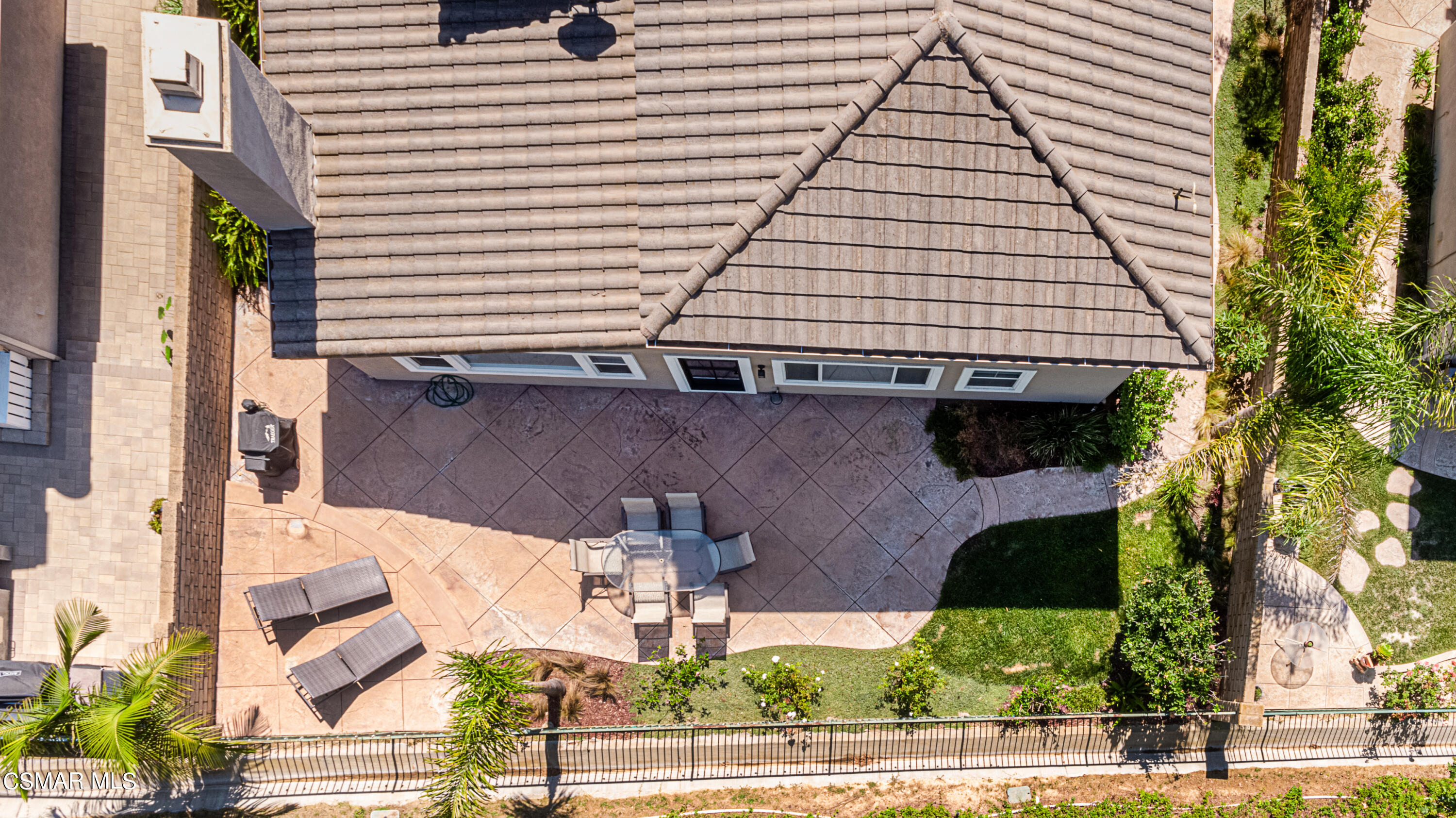 659 Corte Estrella Camarillo, CA 93010 - Photo 29 of 36 an aerial view of a house with garden