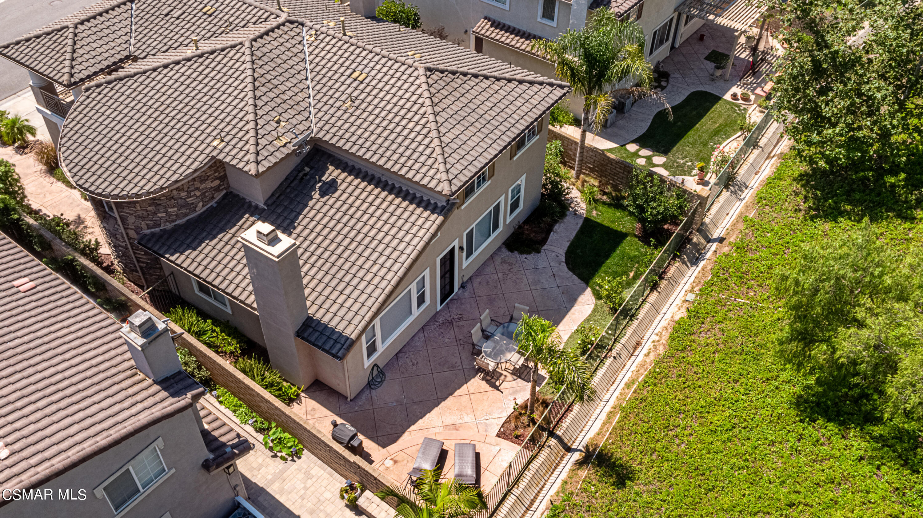 659 Corte Estrella Camarillo, CA 93010 - Photo 32 of 36 a view of a backyard with sitting area