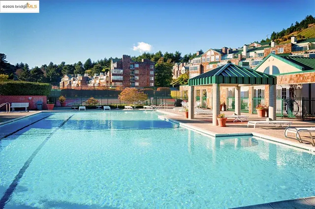 a view of a house with a swimming pool