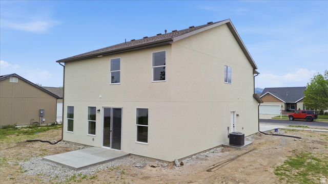 844 North 400 West Logan, UT 84321 - Photo 34 of 43 Contemporary two-story exterior with light-colored stucco siding