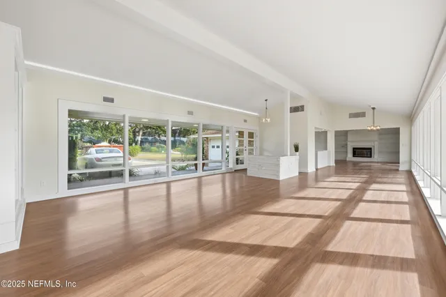 a view of an empty room with window