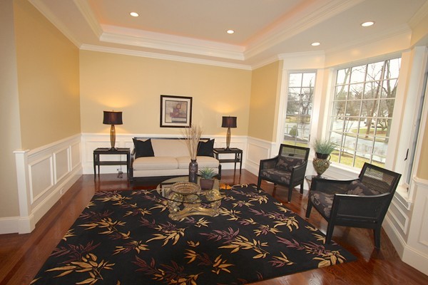 80 Dorcar Road Newton, MA 02459 - Photo 12 of 19 a living room with furniture and a floor to ceiling window