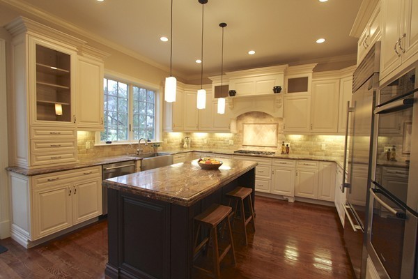 80 Dorcar Road Newton, MA 02459 - Photo 4 of 19 a kitchen with stainless steel appliances granite countertop a sink a stove and a refrigerator