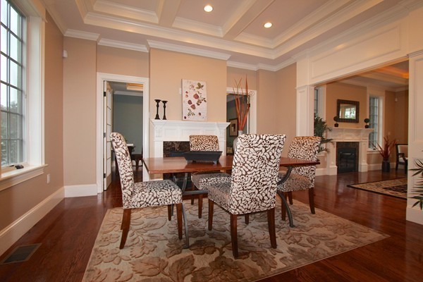 80 Dorcar Road Newton, MA 02459 - Photo 8 of 19 a dining room with furniture a rug and wooden floor