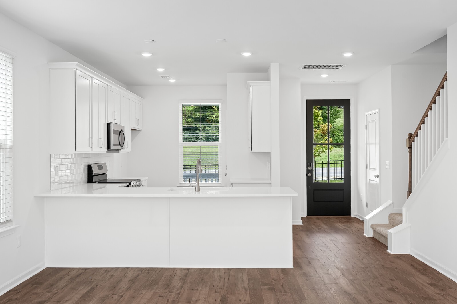 400 Blair Road Smyrna, TN 37086 - Photo 13 of 37 a view of large kitchen with granite countertop a sink and wooden floors