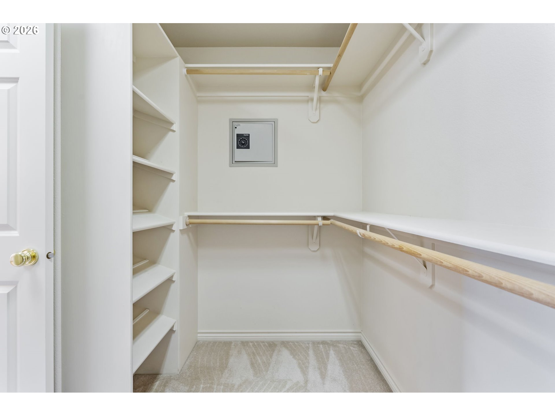 9907 Northwest Bartholomew Drive Portland, OR 97229 - Photo 25 of 37 a view of an empty walk in closet