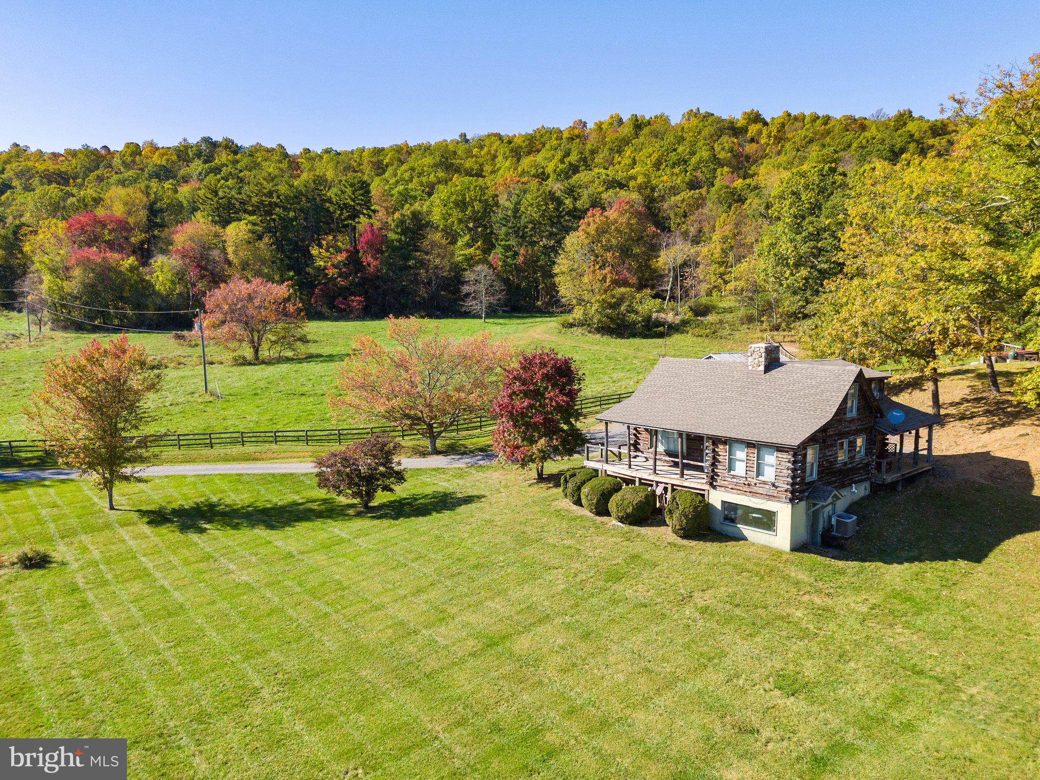 4392 Carrington Road Markham, VA 22643 - Photo 42 of 59 a aerial view of a house with garden space and street view