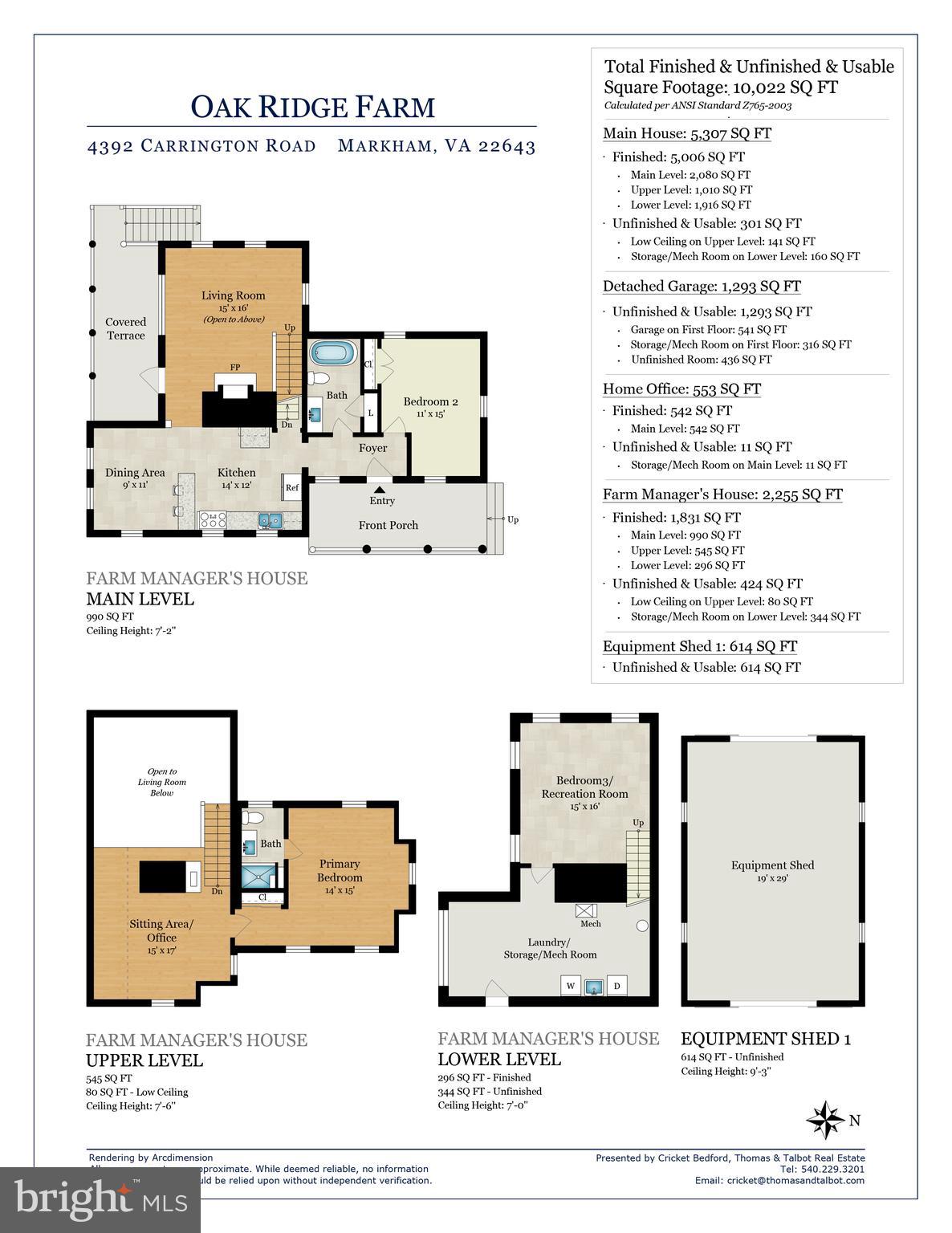 4392 Carrington Road Markham, VA 22643 - Photo 59 of 59 Guest House floor plan