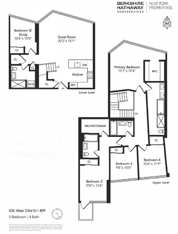 $3,650,000 | 425 West 53rd Street, Unit 409 | Hell's Kitchen
