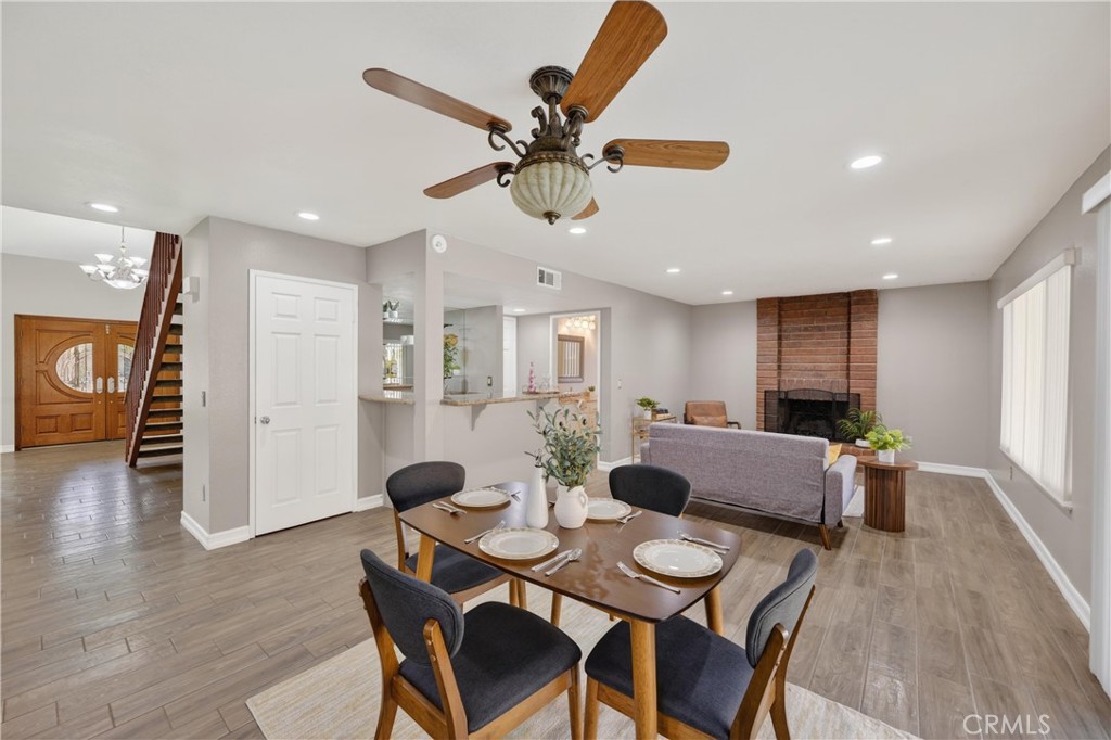 6836 Rycroft Drive Riverside, CA 92506 - Photo 7 of 37 Family room with open concept to kitchen