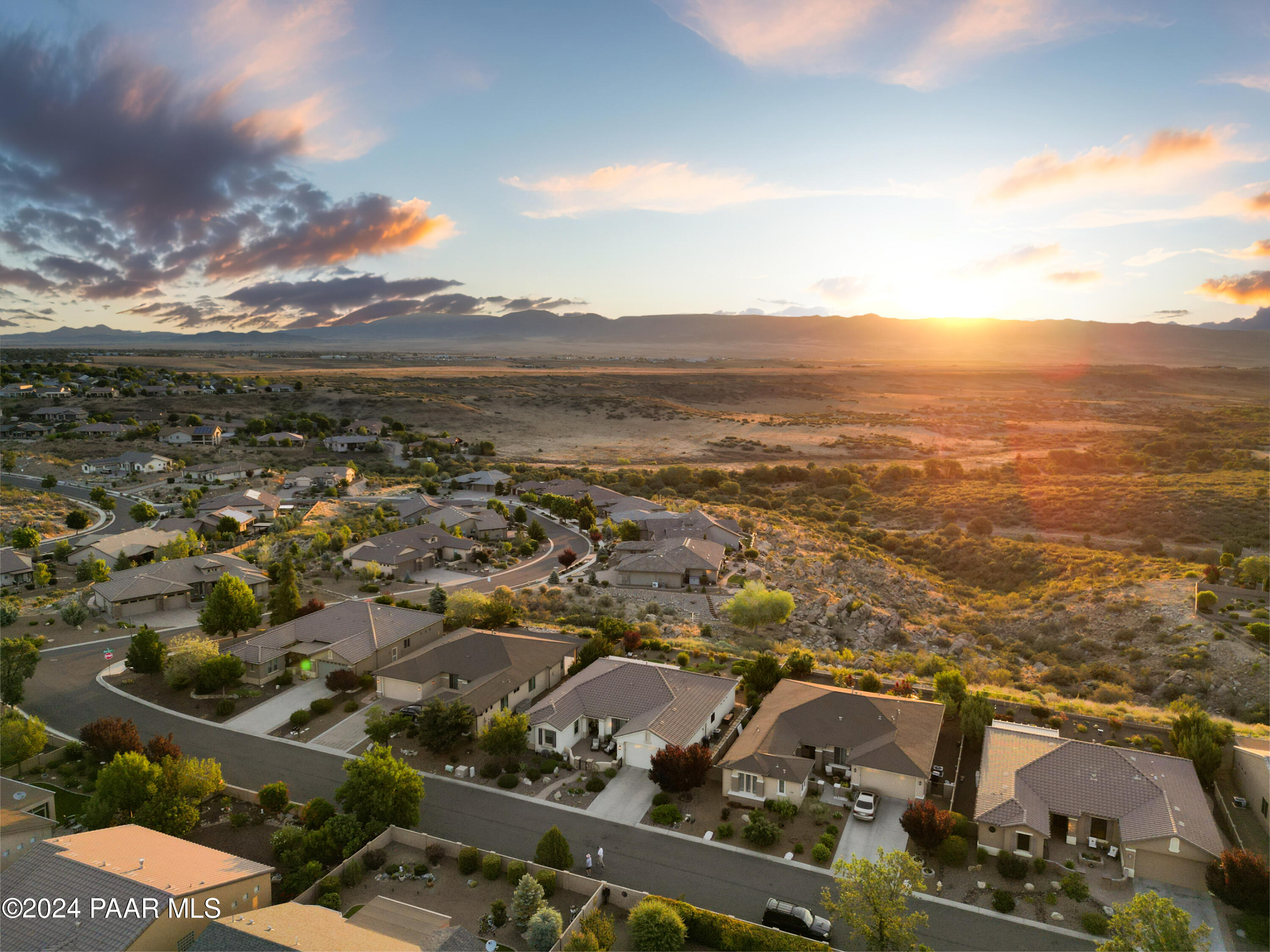 1219 Stack Rock Road Prescott Valley, AZ 86314 - Photo 40 of 41 an aerial view of residential building and ocean view