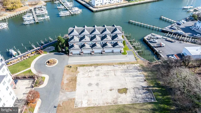with aerial view of a house with a garden and plants