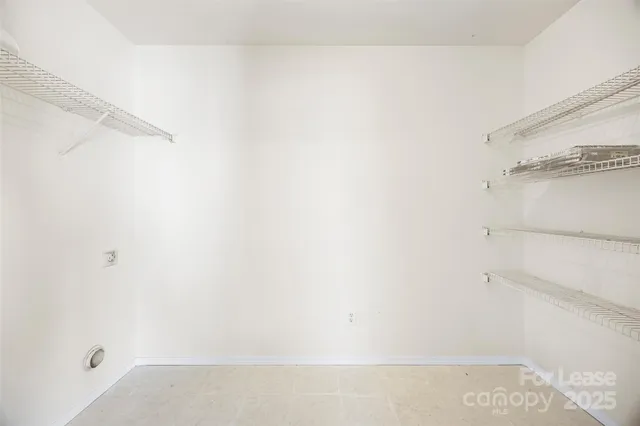 a view of a garage room