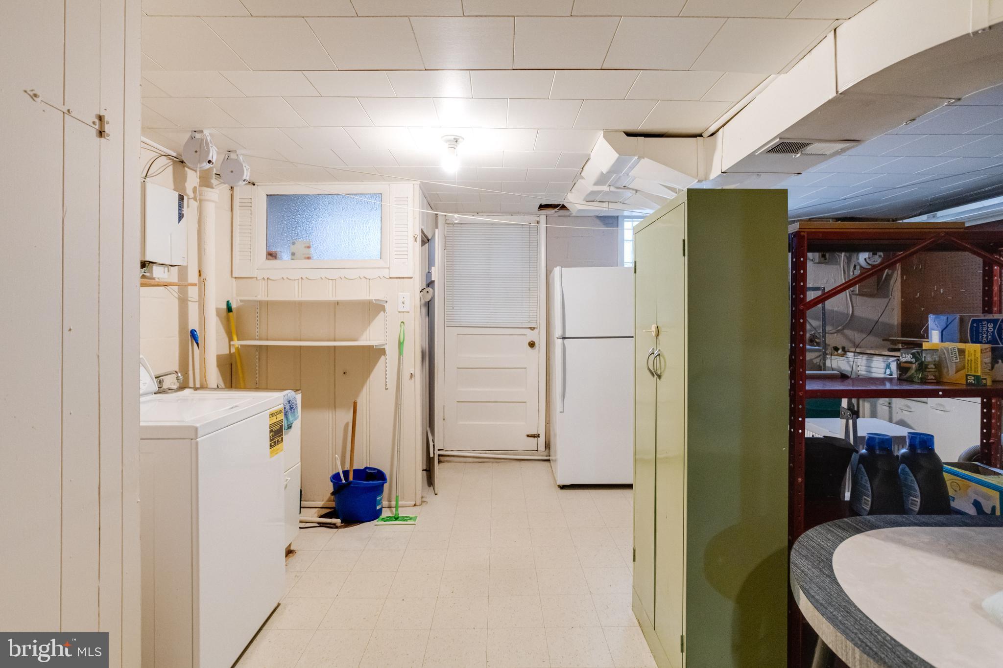 7312 Stratton Way Baltimore, MD 21224 - Photo 46 of 56 Lower Level Laundry Room w/Walkup to Rear
