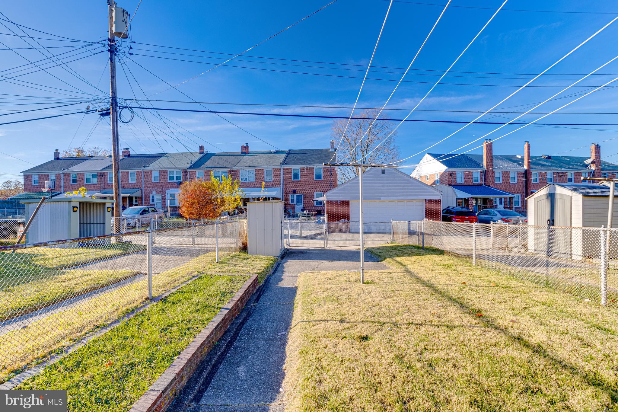 7312 Stratton Way Baltimore, MD 21224 - Photo 53 of 56 Rear Yard Backing to Alleyway