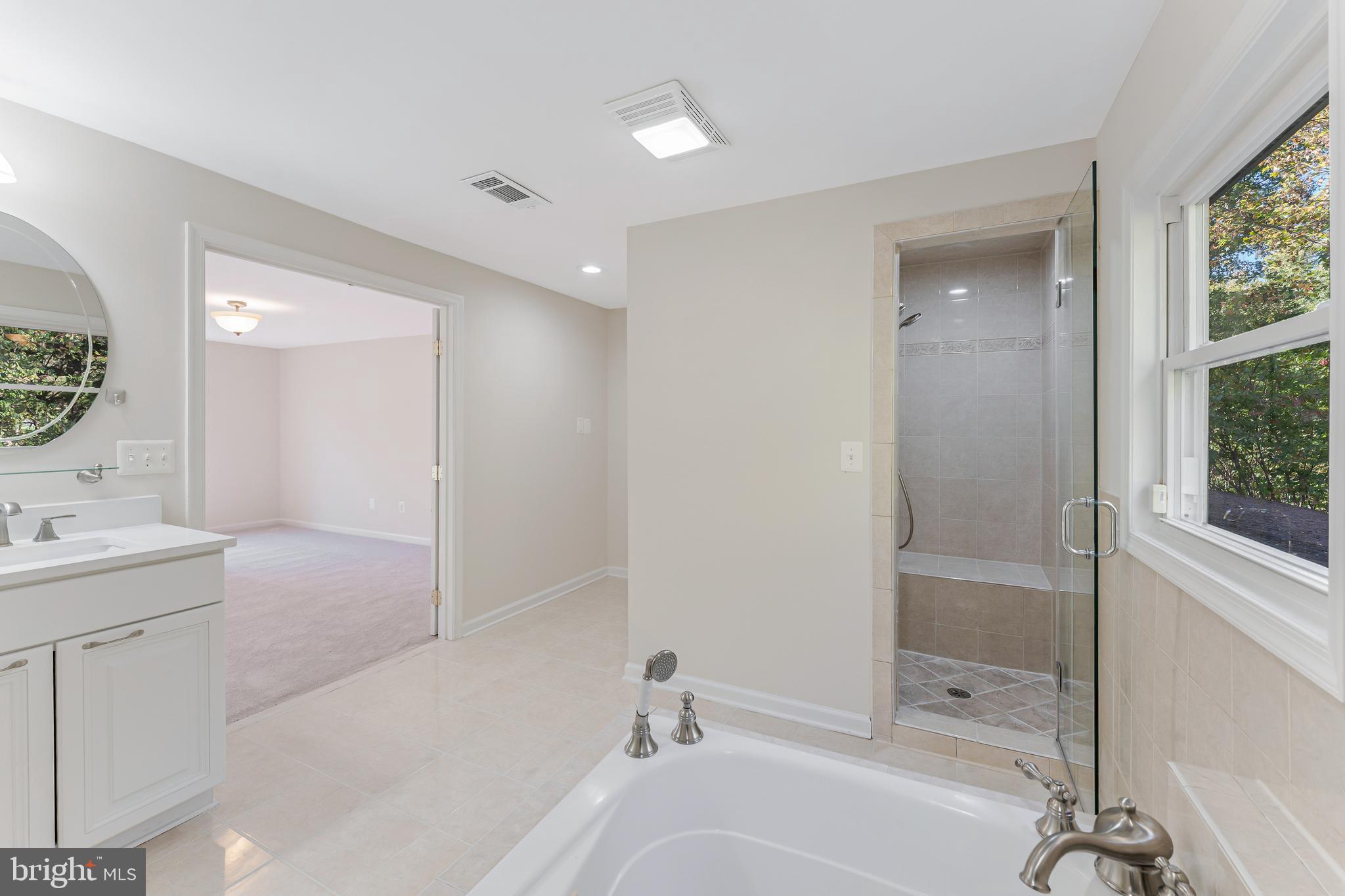 13430 Hidden Meadow Court Herndon, VA 20171 - Photo 36 of 54 a bathroom with a bathtub and a sink