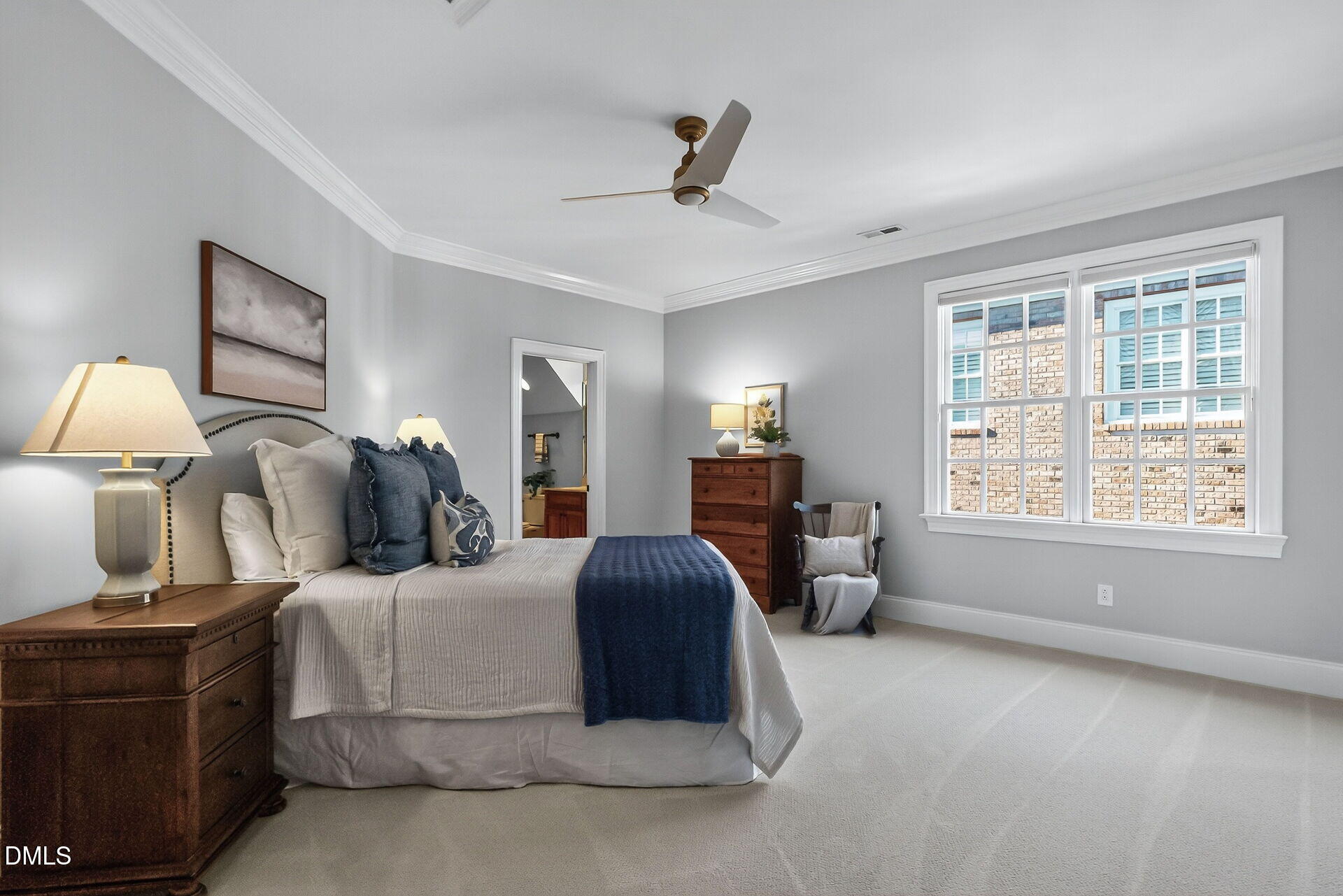 4119 English Garden Way Raleigh, NC 27612 - Photo 35 of 48 a bedroom with a bed and window