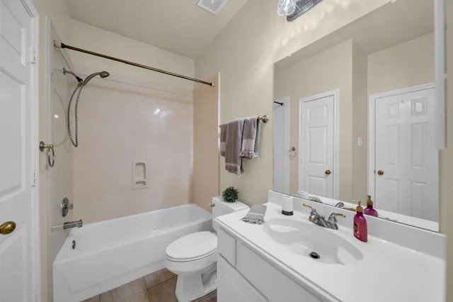 a view of a small space with a window