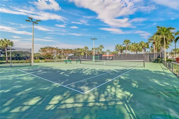 a view of a basketball court