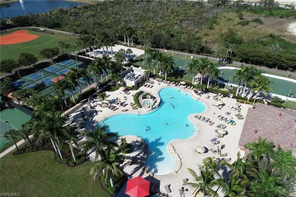 an aerial view of a