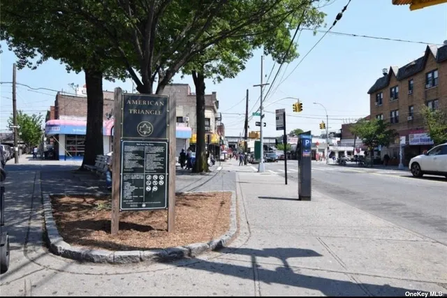 a building with trees in front of it
