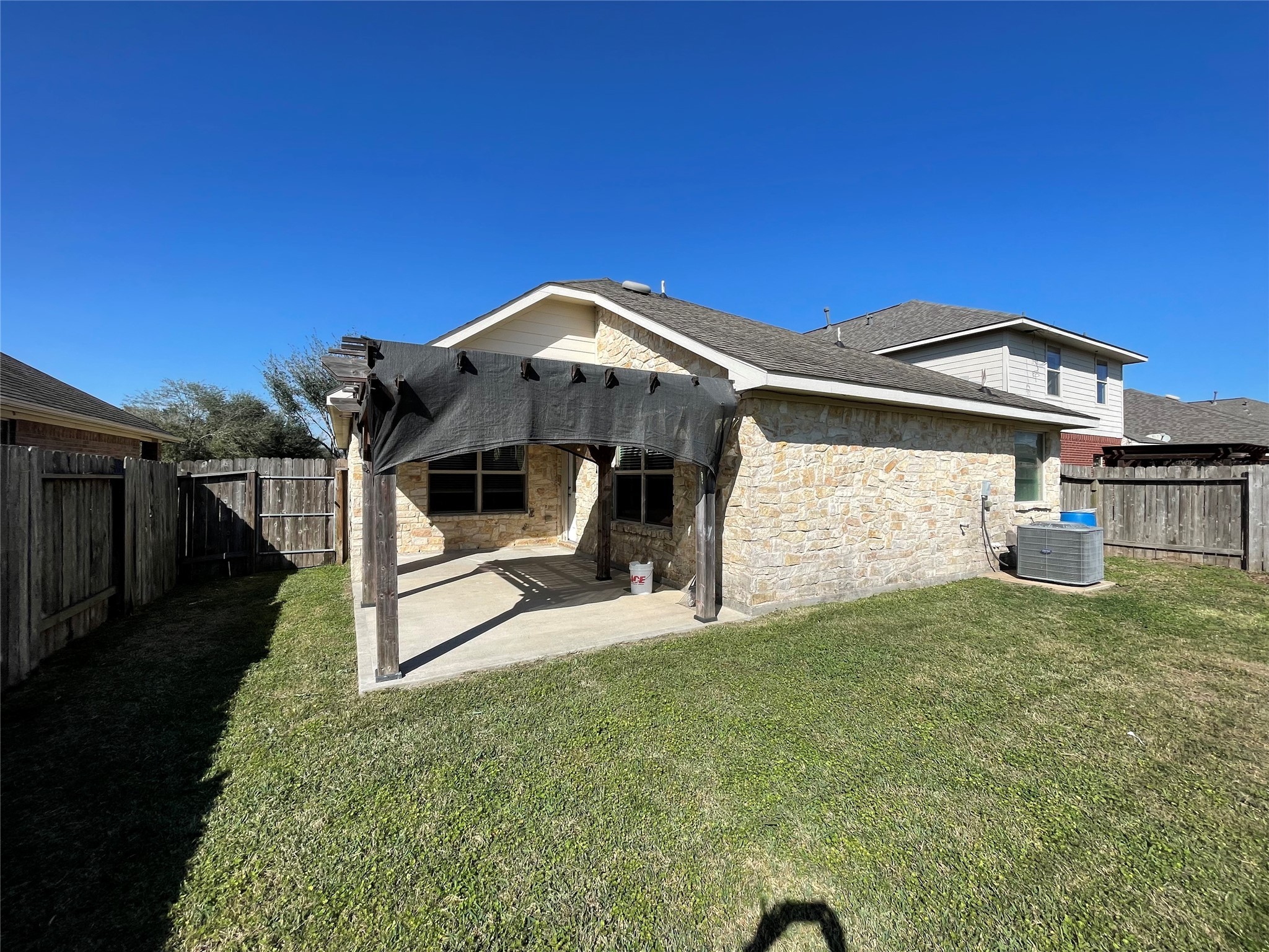 12010 Ramla Place Trail Houston, TX 77089 - Photo 22 of 24 a front view of a house with a yard