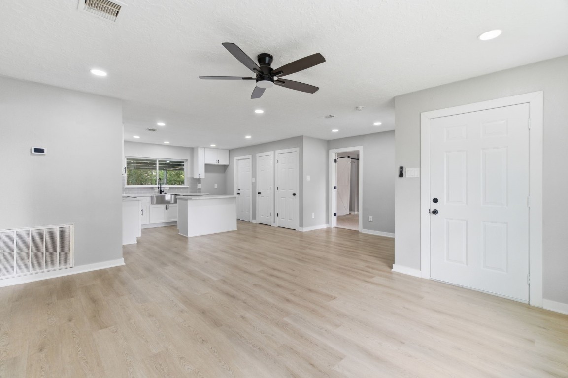 2208 Merle Street Pasadena, TX 77502 - Photo 26 of 26 a view of a kitchen with a sink and a refrigerator