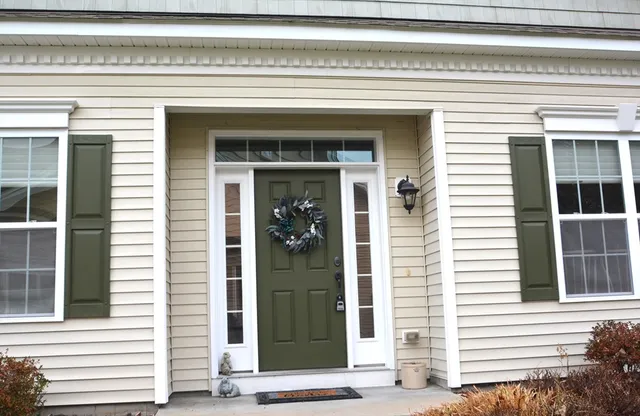 a view of a house entryway