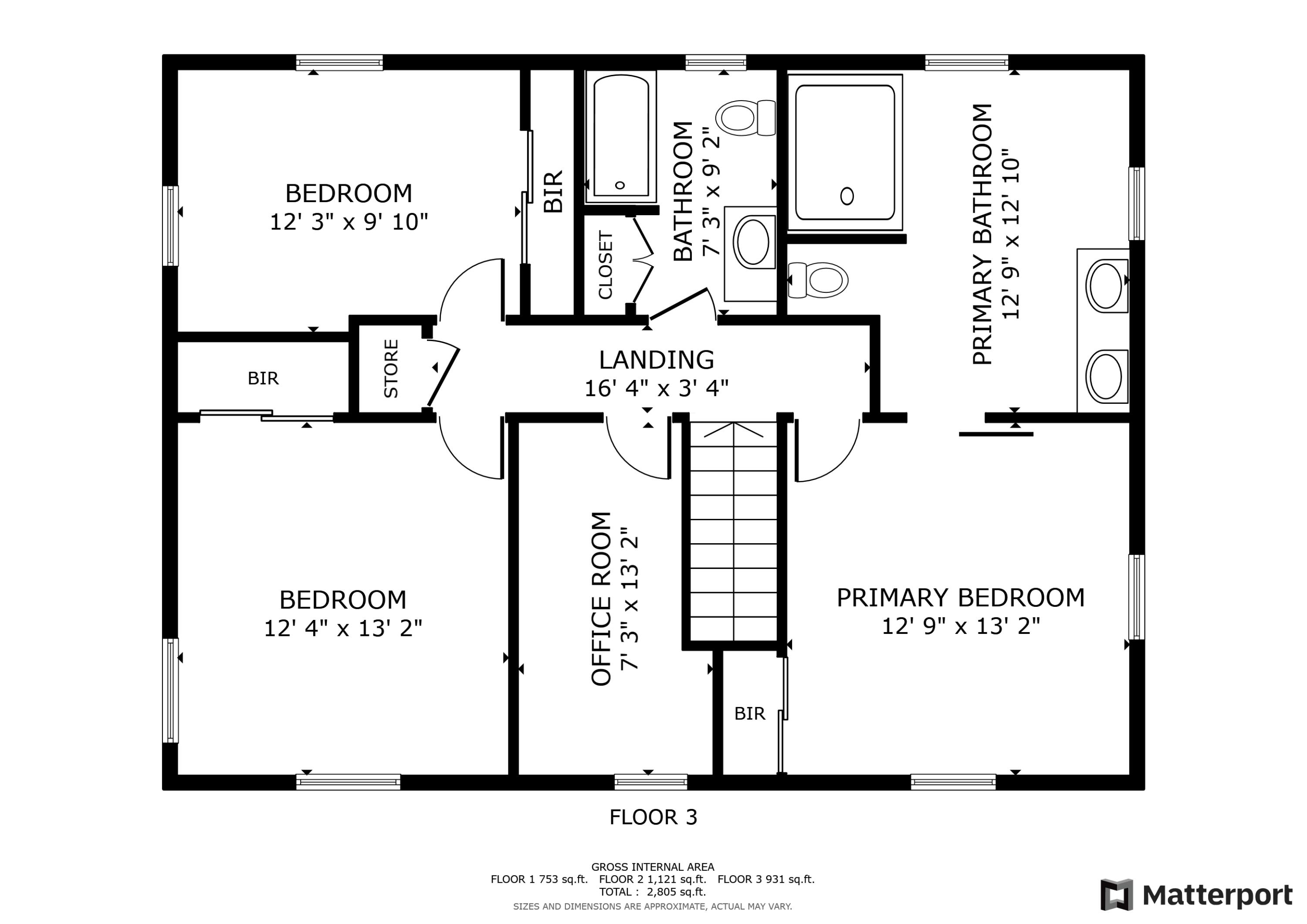 32 Park Road Windham, ME 04062 - Photo 63 of 64 Floor Plan- 2nd floor