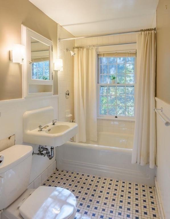 88 Farview Way Amherst, MA 01002 - Photo 15 of 25 a bathroom with a sink a toilet a window and shower