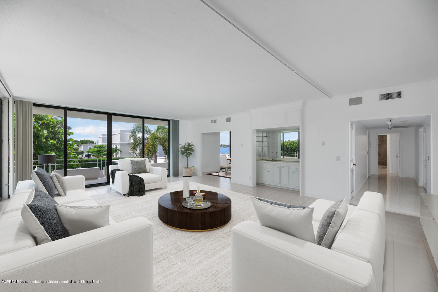 2150 Ibis Isle Road, Unit 8 Palm Beach, FL 33480 - Photo 5 of 31 a living room with furniture and a large window
