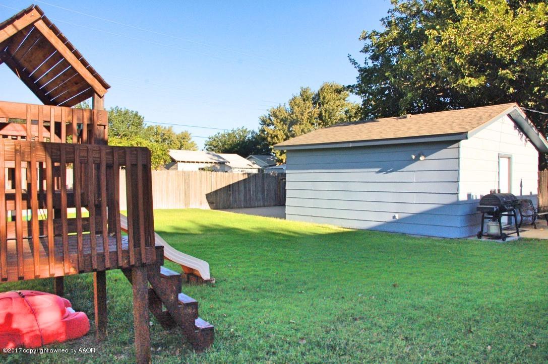 5116 Crockett Street Amarillo, TX 79110 - Photo 28 of 33 Back yard and shop