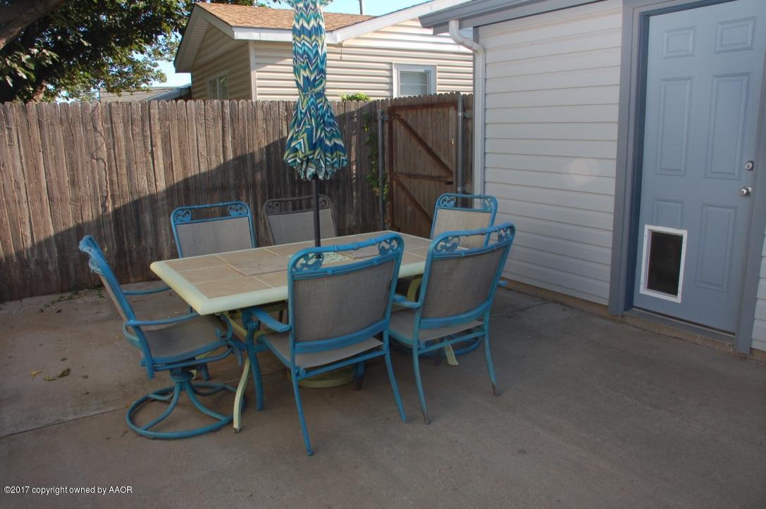 5116 Crockett Street Amarillo, TX 79110 - Photo 33 of 33 Back Patio