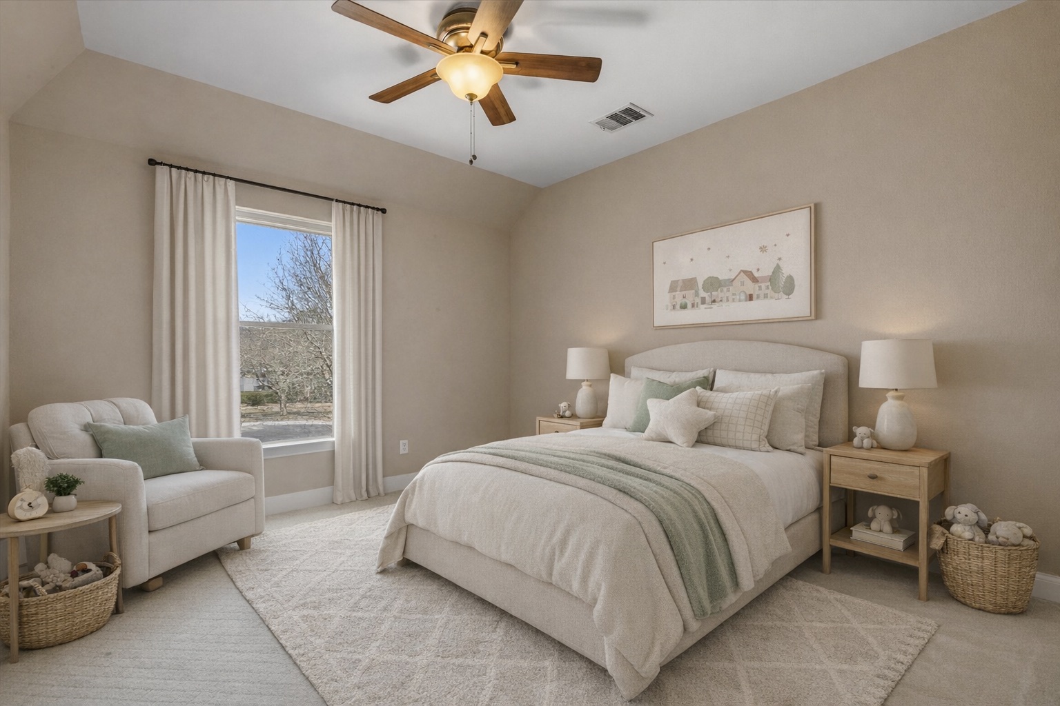 111 Whitley Drive Austin, TX 78738 - Photo 28 of 38 Bedroom 2 upstairs. Virtually staged.