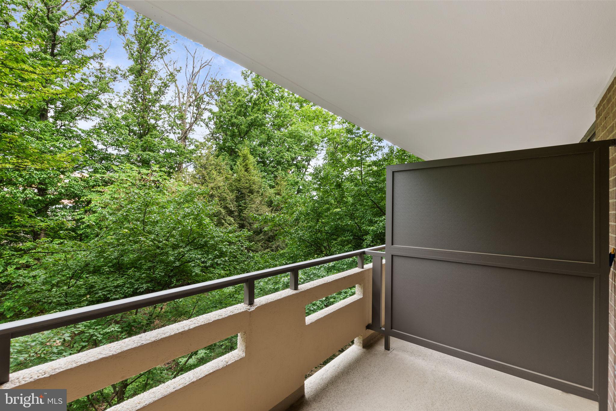 1808 Old Meadow Road, Unit 717 McLean, VA 22102 - Photo 30 of 48 Balcony overlooking trees