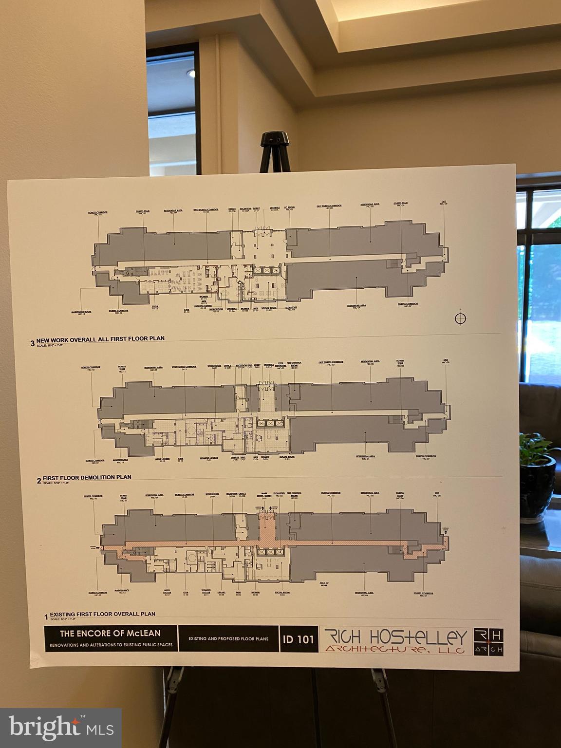 1808 Old Meadow Road, Unit 717 McLean, VA 22102 - Photo 39 of 48 Ongoing building improvements. See lobby display.