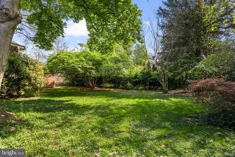 a view of backyard with green space