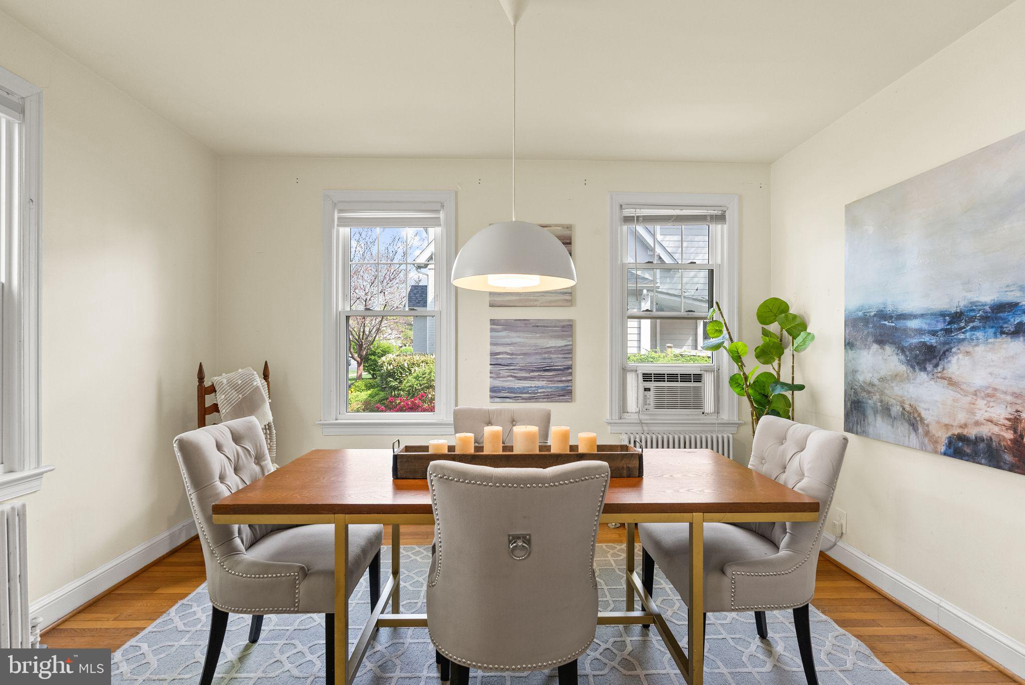 8009 Maple Ridge Road Bethesda, MD 20814 - Photo 5 of 16 Light-filled Dining Room
