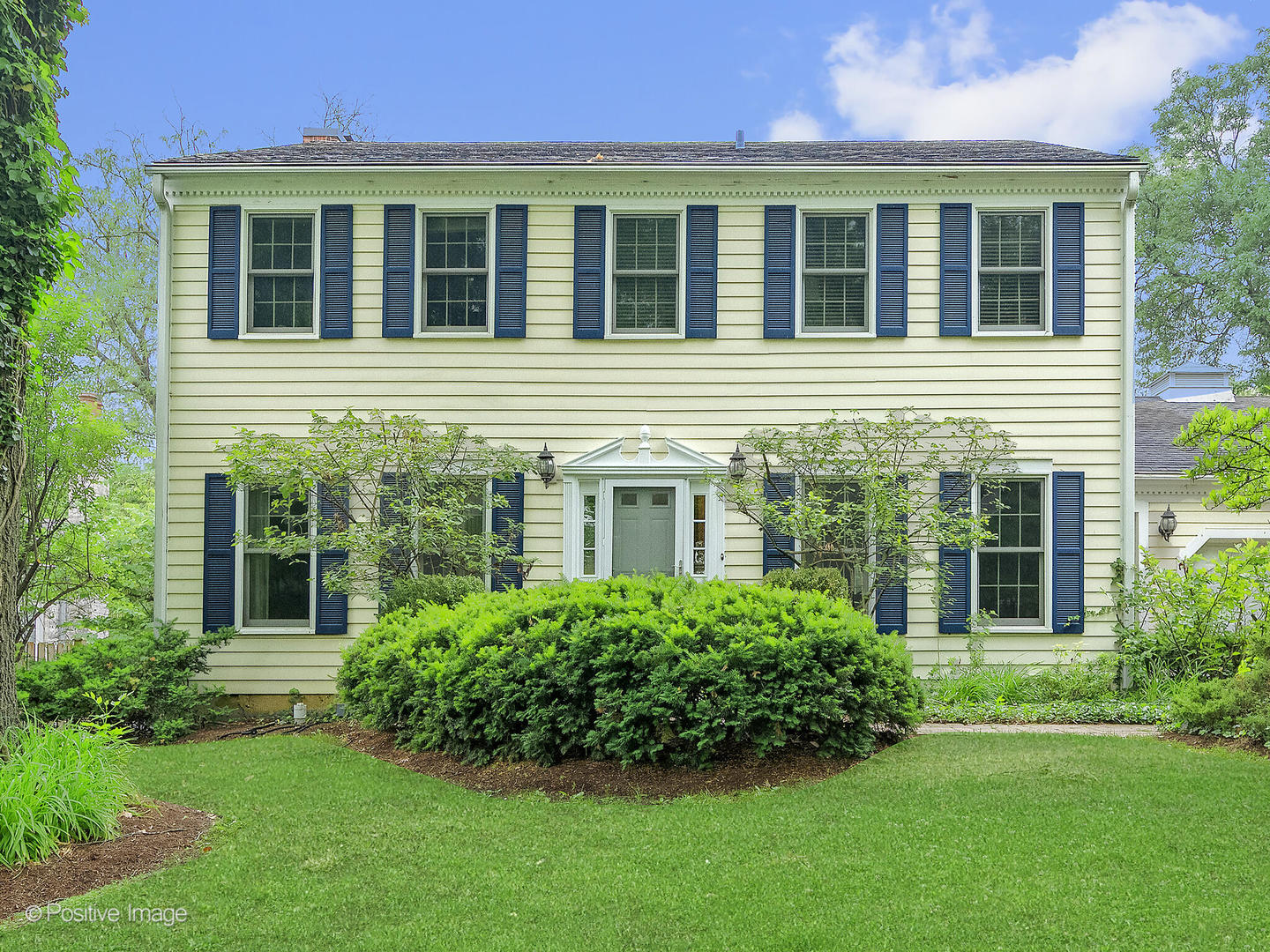 520 County Line Court Hinsdale, IL 60521 - Photo 1 of 33 front view of a brick house with a yard