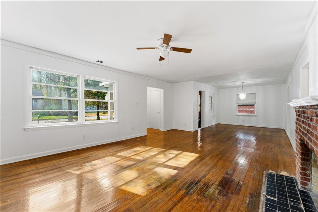 1431 Sharon Street Northwest Atlanta, GA 30314 - Photo 20 of 44 a view of a livingroom with a fireplace