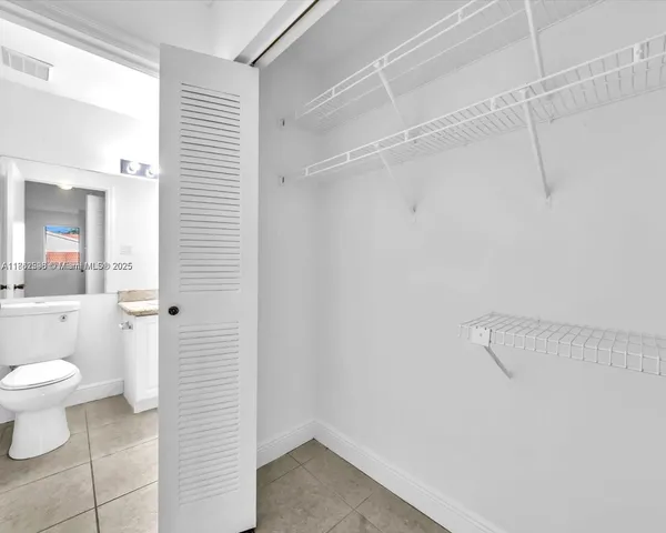 a view of empty room