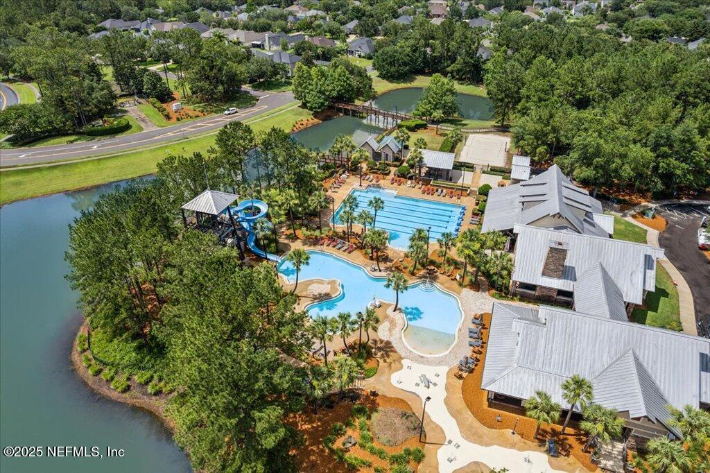 800 Marjories Way St. Augustine, FL 32092 - Photo 33 of 38 an aerial view of residential houses with outdoor space and trees all around