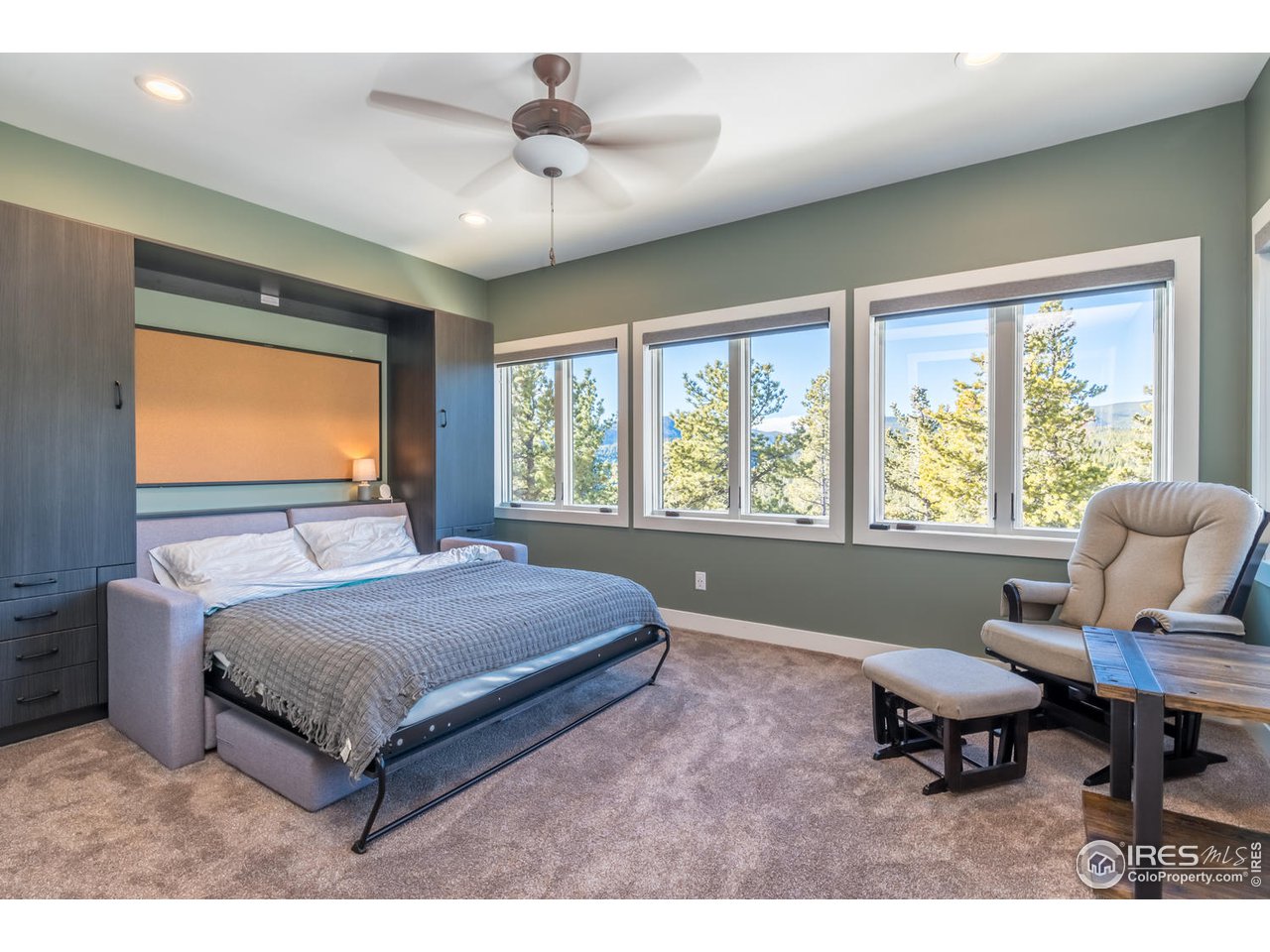 21 Ridge View Road Nederland, CO 80466 - Photo 27 of 40 2nd master w/Murphy bed