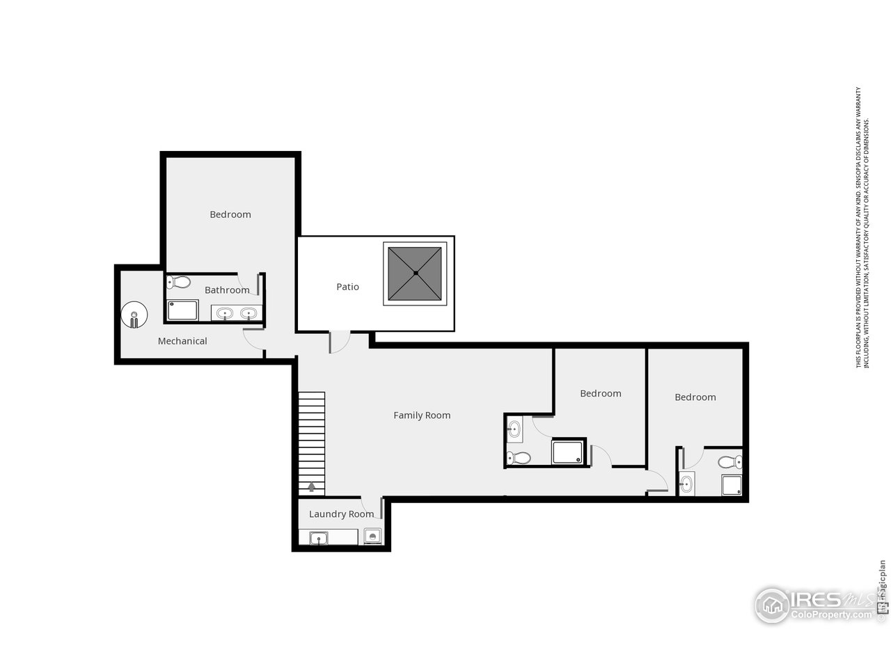 21 Ridge View Road Nederland, CO 80466 - Photo 40 of 40 Lower level floor plan