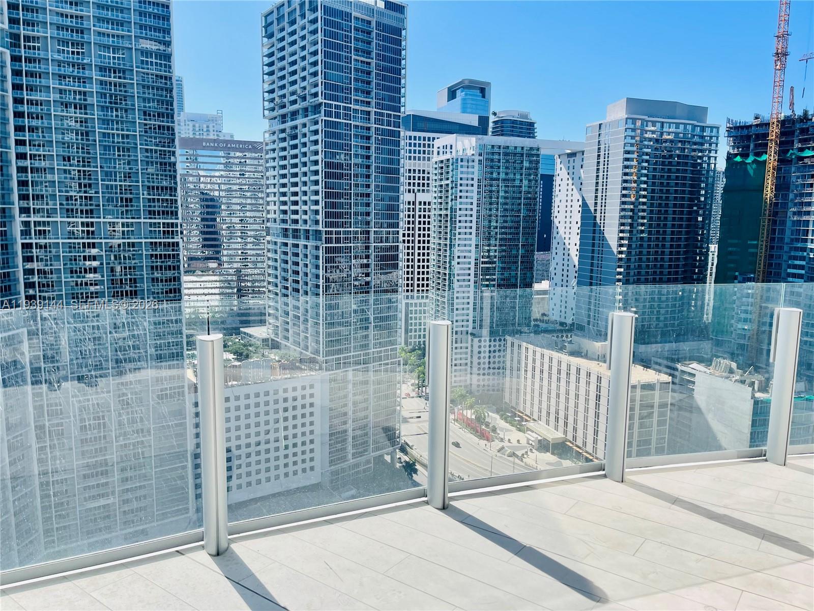 300 Biscayne Blvd Way, Unit 2807 Miami, FL 33131 - Photo 27 of 59 a view of a balcony with city view