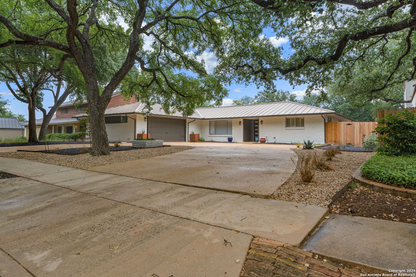front view of house with a street