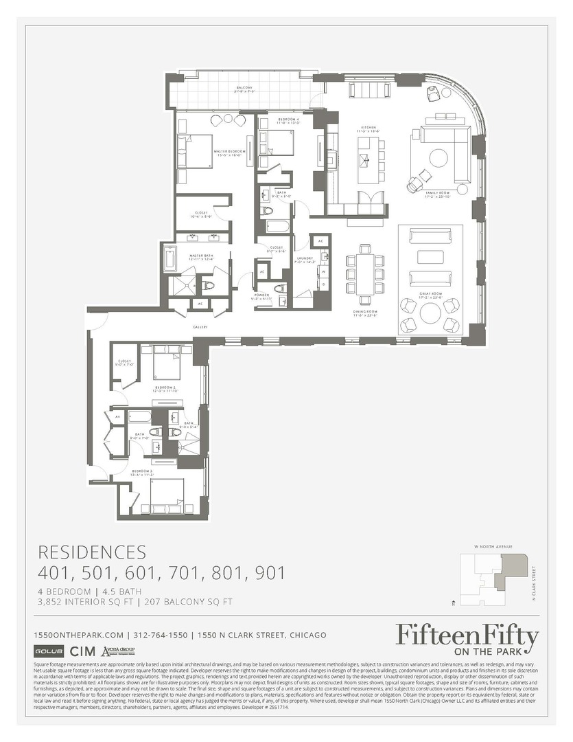 1550 North Clark Street, Unit 901 Chicago, IL 60610 - Photo 19 of 19 unknown
